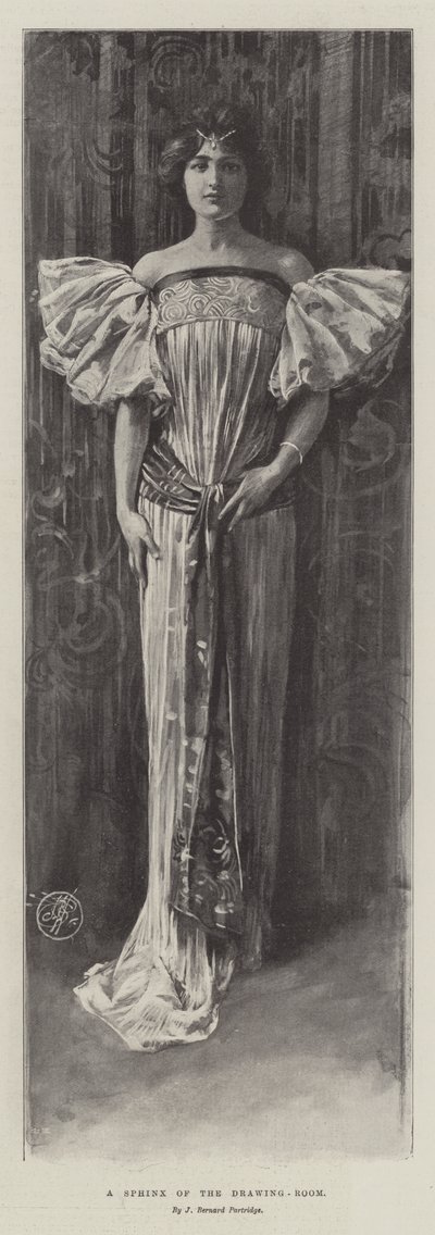 A Sphinx of the Drawing-Room by Bernard Partridge